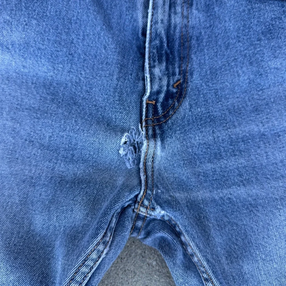 Levi's 505 Regular Fit Straight Leg Jeans Men 33x30‎ Blue Denim 100% Cotton